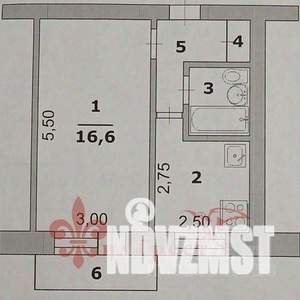 1-к квартира, вторичка, 30м2, 2/5 этаж