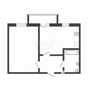 1-к квартира, вторичка, 43м2, 5/10 этаж