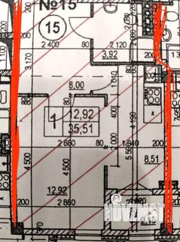 Студия квартира, вторичка, 36м2, 3/6 этаж