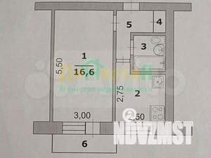 1-к квартира, вторичка, 30м2, 2/5 этаж