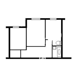 2-к квартира, вторичка, 53м2, 3/9 этаж