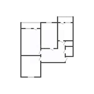 3-к квартира, вторичка, 61м2, 3/5 этаж