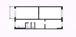 3-к квартира, вторичка, 62м2, 5/5 этаж