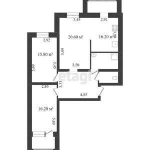 3-к квартира, вторичка, 94м2, 10/14 этаж
