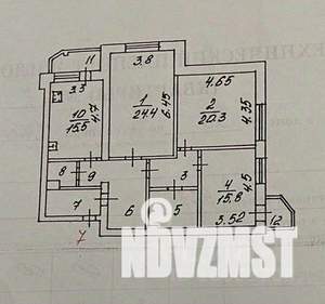 3-к квартира, вторичка, 105м2, 2/9 этаж