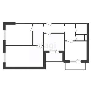 3-к квартира, вторичка, 62м2, 3/10 этаж