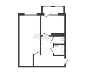 1-к квартира, вторичка, 39м2, 13/14 этаж