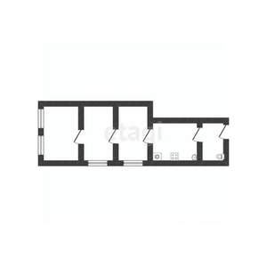3-к квартира, вторичка, 52м2, 1/5 этаж