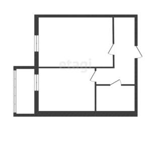 1-к квартира, вторичка, 40м2, 7/20 этаж