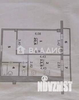 1-к квартира, вторичка, 49м2, 10/13 этаж