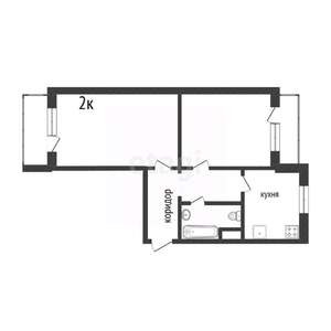2-к квартира, вторичка, 51м2, 3/10 этаж