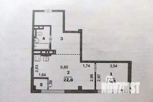 Студия квартира, вторичка, 52м2, 13/18 этаж