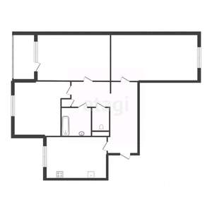 3-к квартира, вторичка, 70м2, 7/9 этаж