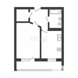 1-к квартира, вторичка, 37м2, 14/17 этаж