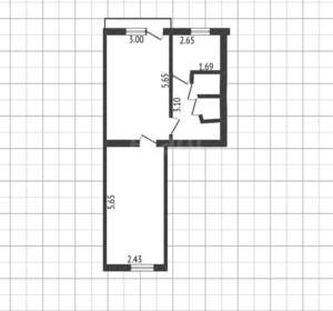 2-к квартира, вторичка, 45м2, 3/5 этаж