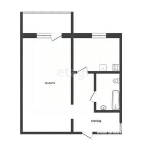 1-к квартира, вторичка, 35м2, 2/14 этаж