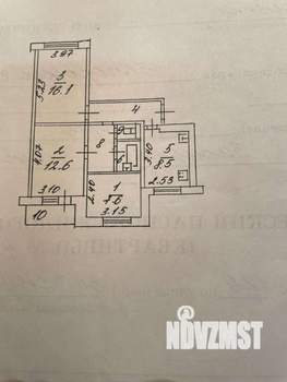3-к квартира, вторичка, 60м2, 2/9 этаж
