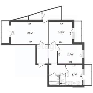 3-к квартира, вторичка, 75м2, 3/10 этаж