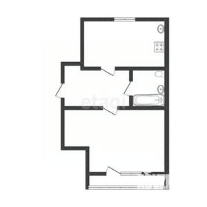1-к квартира, вторичка, 51м2, 2/14 этаж