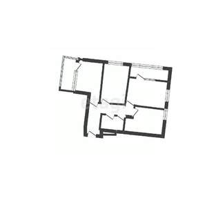 3-к квартира, вторичка, 76м2, 6/10 этаж