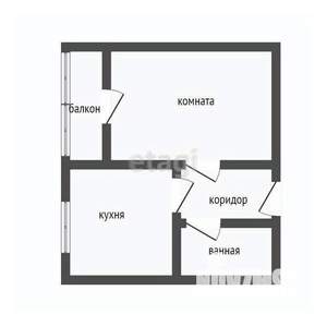 1-к квартира, вторичка, 32м2, 1/5 этаж