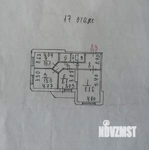 3-к квартира, вторичка, 78м2, 17/17 этаж