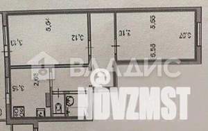 2-к квартира, вторичка, 58м2, 2/10 этаж
