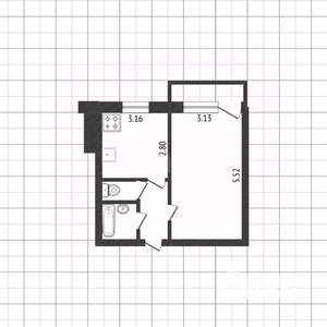 3-к квартира, вторичка, 73м2, 1/3 этаж