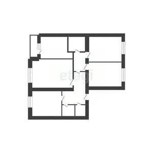 4-к квартира, вторичка, 91м2, 13/17 этаж