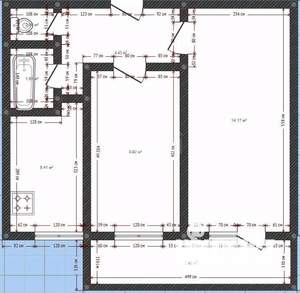 2-к квартира, вторичка, 46м2, 3/9 этаж
