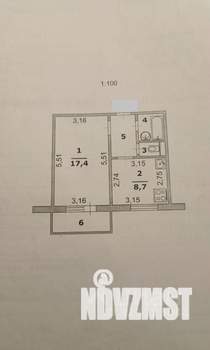 1-к квартира, вторичка, 34м2, 5/10 этаж