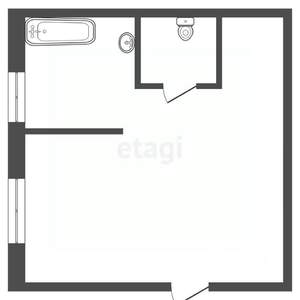 Студия квартира, вторичка, 20м2, 5/5 этаж