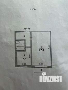 1-к квартира, вторичка, 30м2, 2/5 этаж