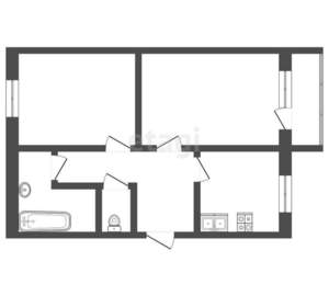 2-к квартира, вторичка, 56м2, 13/14 этаж
