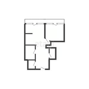 2-к квартира, вторичка, 73м2, 3/14 этаж