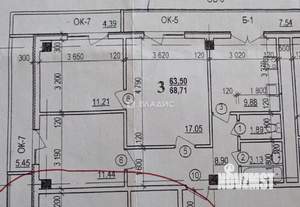 3-к квартира, вторичка, 81м2, 17/17 этаж