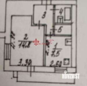 1-к квартира, вторичка, 33м2, 7/14 этаж