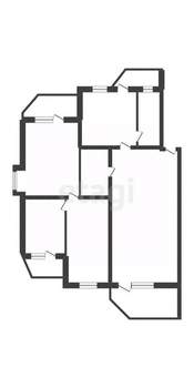 3-к квартира, вторичка, 161м2, 4/5 этаж