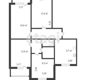 4-к квартира, вторичка, 77м2, 10/10 этаж