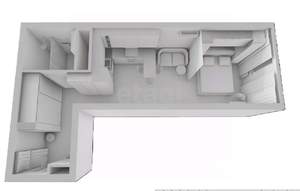 Студия квартира, вторичка, 35м2, 12/17 этаж