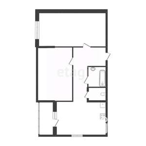 2-к квартира, вторичка, 59м2, 12/17 этаж
