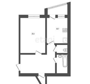 1-к квартира, вторичка, 52м2, 10/17 этаж