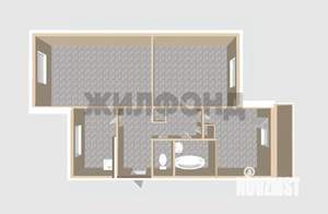3-к квартира, вторичка, 59м2, 8/9 этаж
