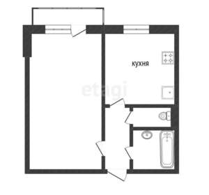 1-к квартира, вторичка, 34м2, 3/10 этаж