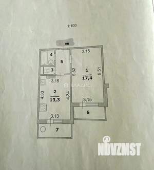 1-к квартира, вторичка, 39м2, 10/10 этаж