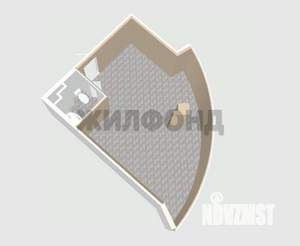 Студия квартира, вторичка, 41м2, 2/17 этаж