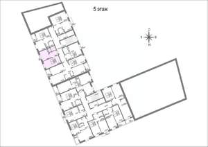 1-к квартира, вторичка, 40м2, 5/8 этаж