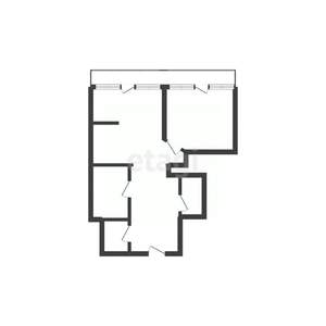 2-к квартира, вторичка, 73м2, 3/14 этаж