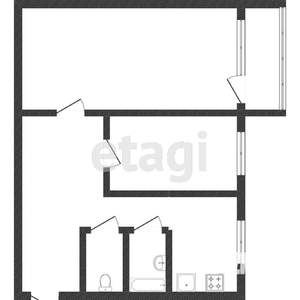 2-к квартира, вторичка, 39м2, 5/5 этаж