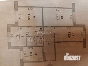 4-к квартира, вторичка, 75м2, 1/9 этаж